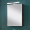 Fackelmann SBC B.PERFEKT Gäste-WC Spiegelschrank 40 cm, Anthrazit Holzoptik, links Bild 2