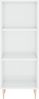 vidaXL Sideboard Hochglanz-Weiß 34,5x32,5x90 cm Holzwerkstoff 828718 Bild 4