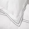 Traumschlaf Uni Kissenbezug White Collection Portofino|70x90 cm| dark-grey Bild 2