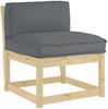vidaXL Kissen Anthrazit 80 x 40 x 12 cm Oxford-Stoff 42001528 Bild 2