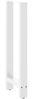 vidaXL Bartischbeine Weiß 2 Stk. 40x(100-101) cm Stahl 4013337 Bild 4