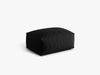Micadoni Hocker Martina 1-Sitzer Strukturierter Stoff Schwarz Bild 2
