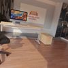 Rheinland Möbel Statio Schreibtisch 160x80 cm höhenverstellbar ±10 mm in Buche – großzügiger Bürotisch für Homeoffice & Büro, C-Fuß, Kabelwanne, einfache Montage, FSC® zertifiziert Bild 4