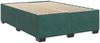 vidaXL Boxspringbett mit Matratze Dunkelgrün 160x200 cm Samt 3285296 Bild 5