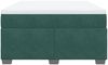 vidaXL Boxspringbett mit Matratze Dunkelgrün 160x200 cm Samt 3285296 Bild 4