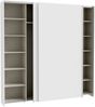 Schwebetürenschrank >HOME NOOK< 12 Böden, in Weiss - 200,1x210x39,1cm (BxHxT) Bild 3