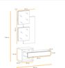 Diele Easy 2 in Wotan und Schwarz 100 x 160 cm Bild 2