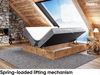MEBLINI Boxspringbett LOFTY BOX 120x220 cm mit Bettkasten - H4/Dunkelgrau Samt Polsterbett - Doppelbett mit Topper & Taschenfederkern-Matratze Bild 3