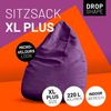 Lumaland 'Luxury XL Plus' Sitzsack, Lila, Microvelours, 220 l Bild 2