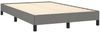 vidaXL Boxspringbett mit Matratze Dunkelgrau 120x190 cm Stoff 3269658 Bild 4