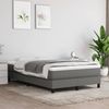 vidaXL Boxspringbett mit Matratze Dunkelgrau 120x190 cm Stoff 3269658 Bild 3