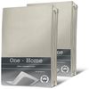 One Home Spannbettlaken Jersey, Jersey, Gummizug: rundum, (2 Stück), Double Pack mit Rundumgummizug, weich Bild 5
