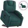 vidaXL Relaxsessel mit Aufstehhilfe Elektrisch Dunkelgrün Stoff 3204398 Bild 2