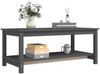 Couchtisch Grau 110 x 55 x 45 cm Massivholz Kiefer [822274] Bild 4