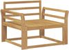 vidaXL Outdoor Mittelsofa Massivholz Akazie Weiß 3439008 Bild 2