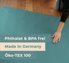 Krabbelmatte Sanosoft 60x100cm Petrol | Öko-Tex und in Deutschland produziert - beidseitig rutschfeste Krabbelunterlage Bild 3