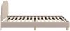 vidaXL Kinderbettgestell mit Kopfteil Hellgrau 90x200 cm Bouclé 42010978 Bild 5