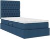 vidaXL Aufbewahrungsbett mit Matratze Blau 90 x 190 cm Polyester 3371816 Bild 5