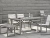 Gartenbank Vevi aus Aluminium, modern, beige, 105 cm Breite, pflegeleicht und stabil Bild 3