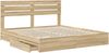 vidaXL Aufbewahrungsbett Sonoma-Eiche 180 x 200 cm Holzwerkstoff 3411550 Bild 5