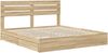 vidaXL Aufbewahrungsbett Sonoma-Eiche 180 x 200 cm Holzwerkstoff 3411550 Bild 4