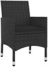 vidaXL 9-tlg. Garten-Essgruppe mit Kissen Poly Rattan und Glas 3099738 Bild 3