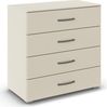 rauch Aditio Box, Kommode, 4 Schubladen, mit Softclose-Funktion, Farbe Beige, BxHxT 80x81x42cm Bild 3