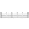 vidaXL Gabionenkorb U-Form Stahl 570×20×100 cm 142547 Bild 4