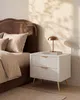 Vente-unique - ELONARIA Bedside table Holz, Platte Beige - B 38 cm x H 55,3 cm x L 63,2 cm Bild 2