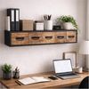 HTI-Living Wandboard Wandregal Ingrid Industrial Stil mit 5 Schubladen und Ablagefläche, Stück 1-tlg. Bild 2