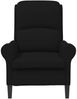 vidaXL Sessel Schwarz 76 x 94 x 102 cm Mikrofaser 42009873 Bild 4