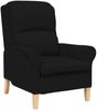 vidaXL Sessel Schwarz 76 x 94 x 102 cm Mikrofaser 42009873 Bild 2