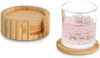 ZELLER 25719 Glasuntersetzer-Set 6-tlg, Bambus, ca. Ø 12 x 4,7 cm Bild 4