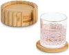 ZELLER 25719 Glasuntersetzer-Set 6-tlg, Bambus, ca. Ø 12 x 4,7 cm Bild 3