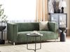 beliani 'FLORO' 3-Sitzer Sofa, Stoff grün, 74 x 83 x 179 cm Bild 3