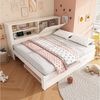 Flieks Kinderbett, Daybett 140×190cm mit Ausziehbett 90x190 cm, Stauraum und Ladefunktion Bild 2