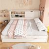 Flieks Kinderbett, Daybett 140×190cm mit Ausziehbett 90x190 cm, Stauraum und Ladefunktion Bild 4