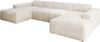 Ecksofa Empire, Couch U-Form, Sofa U-Form Cordstoff, 360 x 71 x 188 cm, Beige Bild 4