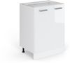 Küchenfront R-Line Weiß Hochglanz 59.2 x 71.3 cm Möbelfront für den Unterschrank Vicco Bild 5