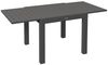 Outsunny Gartentisch Erweiterbarer Esstisch für 6 Personen (Terrassentisch, 1-St, Balkontisch), bis 70 kg belastbar Aluminium Grau 81,162 x 80 x 75 cm Bild 2