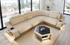 Ecksofa Pescara L-Form Stoff - Stil und Komfort - Mikrofaserstoff - Elfenbein-Schwarz - Rechts Bild 3