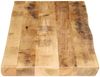 vidaXL Tischplatte mit Baumkante 140x40x3,8 cm Raues Mango Massivholz 370687 Bild 4