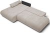 Selsey 'Armone' Ecksofa mit Schlaffunktion, Chenille, Ottomane links, Hellbeige Bild 4