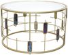 Couchtisch aus Metall "Renate" gold Bild 1
