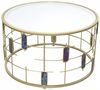 Couchtisch aus Metall "Renate" gold Bild 2