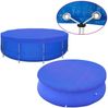 vidaXL Poolabdeckungen rund 2 Stk., PE dunkelblau, 540 cm Bild 4
