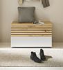 Schuhbank >Melisande< in Artisan Eiche Nachbildung - 85x45x38cm (BxHxT) Bild 2