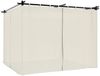 vidaXL Pavillon mit Vorhängen Creme 3x3 m Stahl 4003917 Bild 2