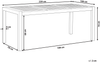 Gartentisch Holz Braun GROSSETO Bild 2