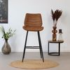 Bronx71 Barhocker Microfaser Morris cognac 71 cm - 2er Set Bild 3